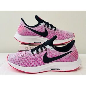 Nike Pink and Black Women's Sneakers
